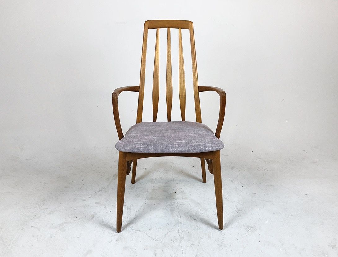 Foto Ib Kofod-Larsen Chair Eva with Armrest Denmark 1956
