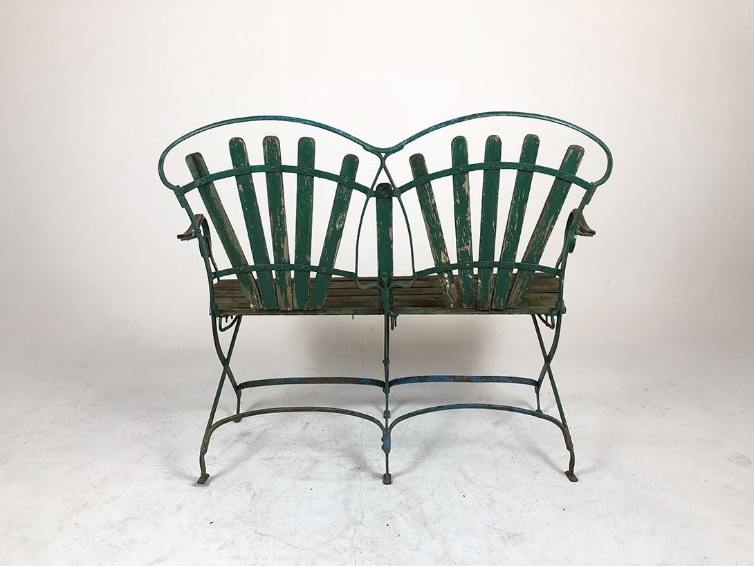 Foto Art Nouveau Park Bench Provence 1890