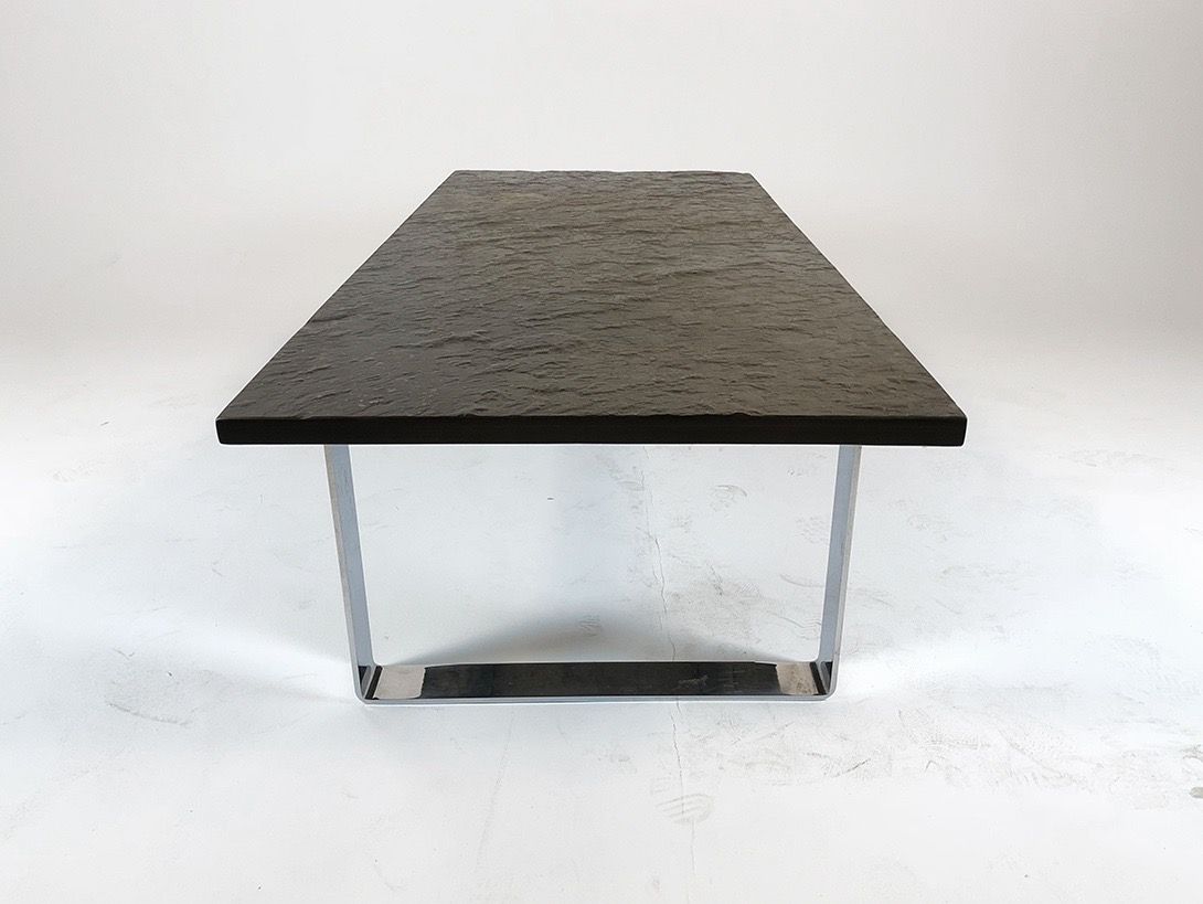 Foto Dreanert Slate Plate Table Germany 1982 h45x155x70