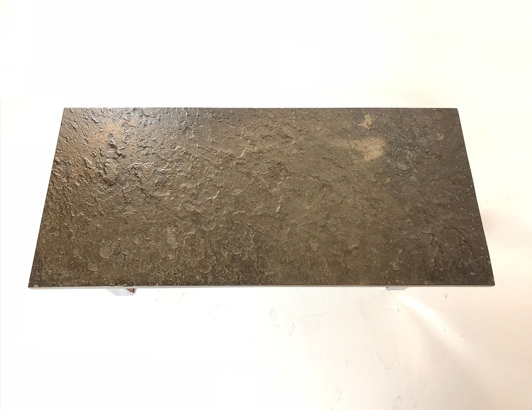 Foto Dreanert Slate Plate Table Germany 1982 h45x155x70