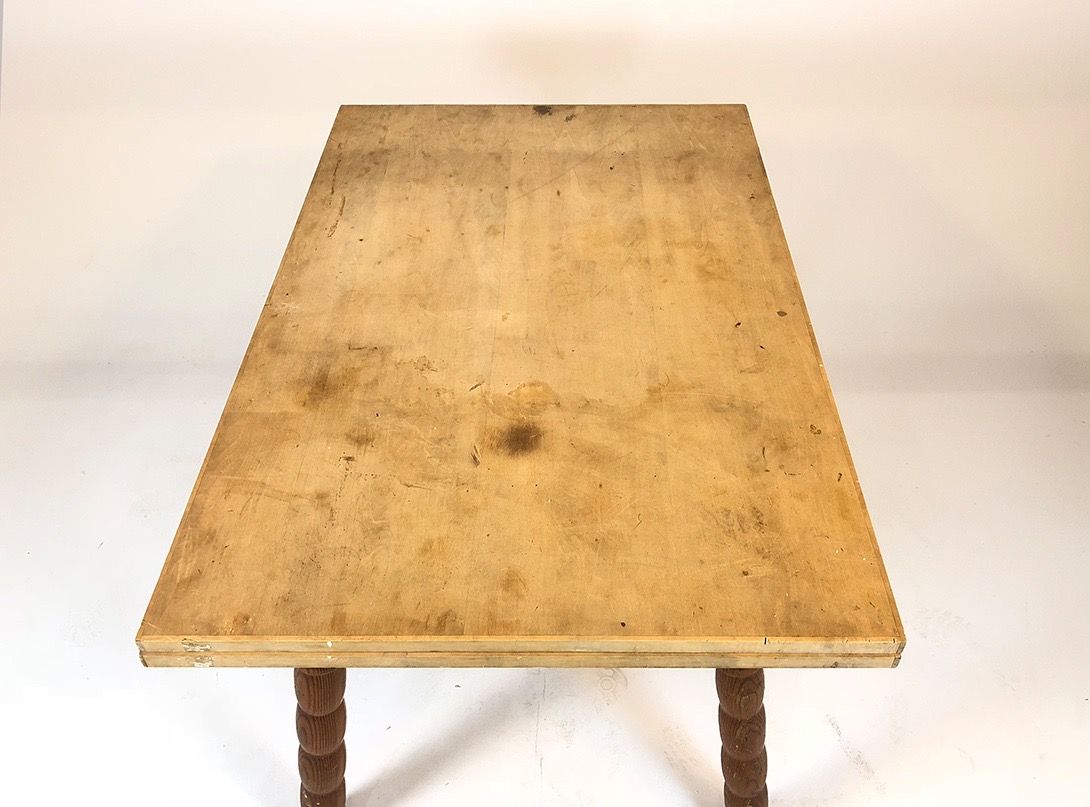 Foto Expandable Wooden Table h79x144x95