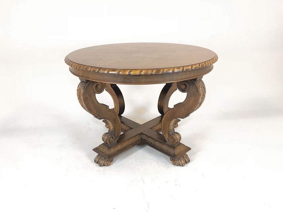 Foto Round Wooden Coffee Table h72x100