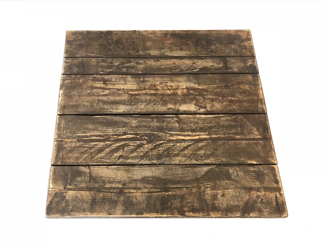 Foto Wooden Bistro Table on Metal Stand h72x80x80