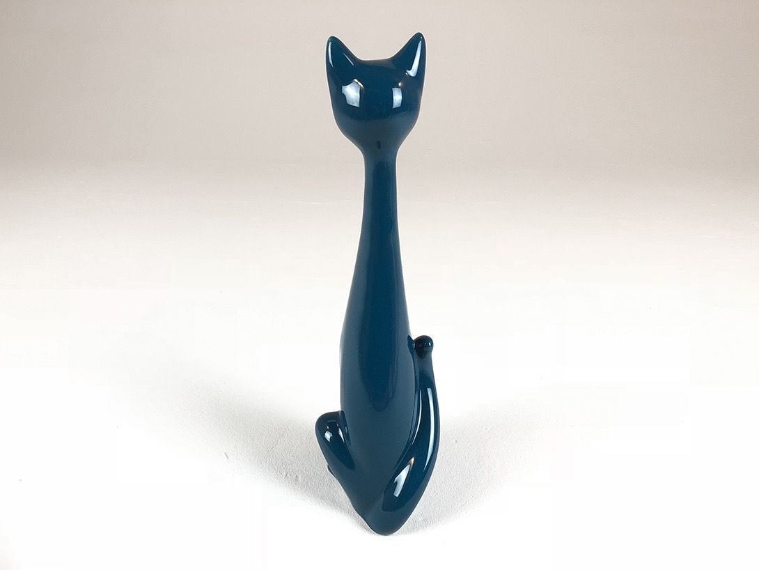 Foto Blue Cat Statue h37x11x13