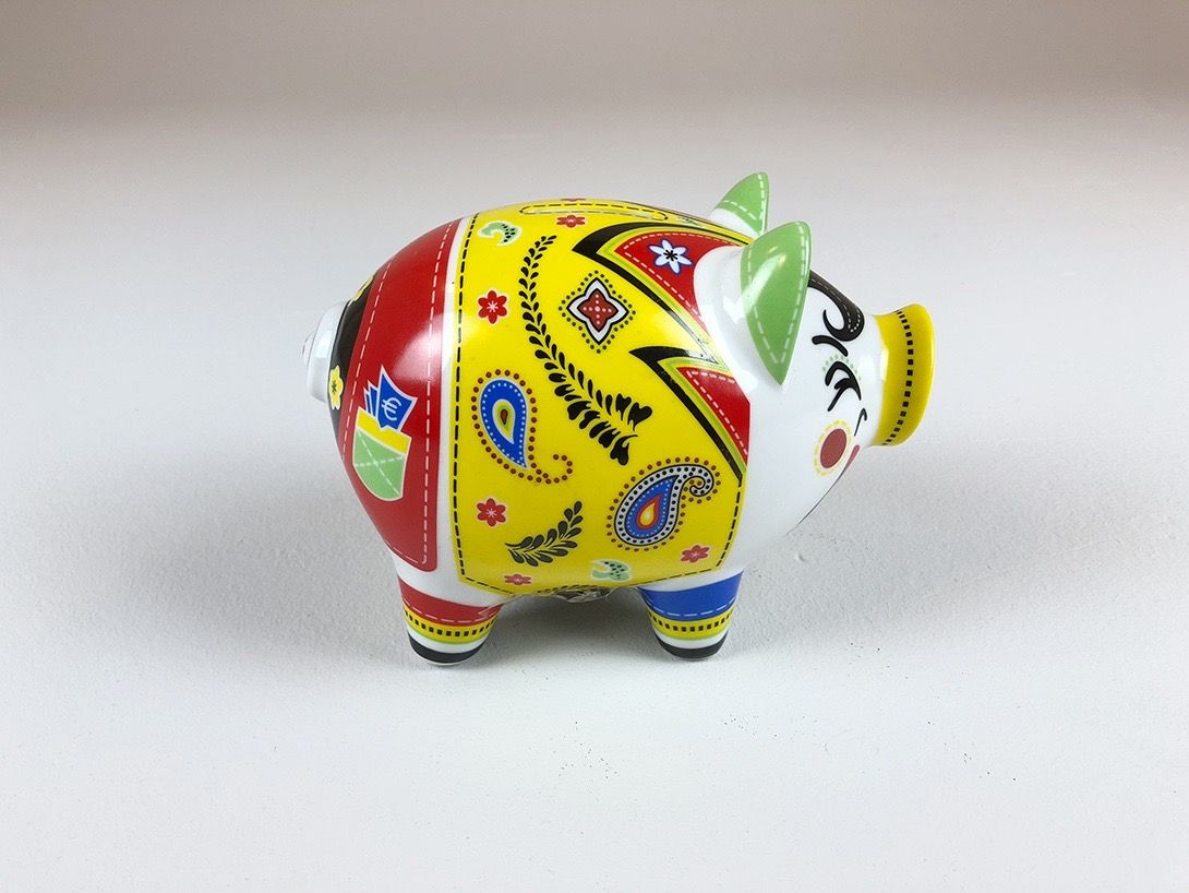 Foto Colorful Piggy Bank