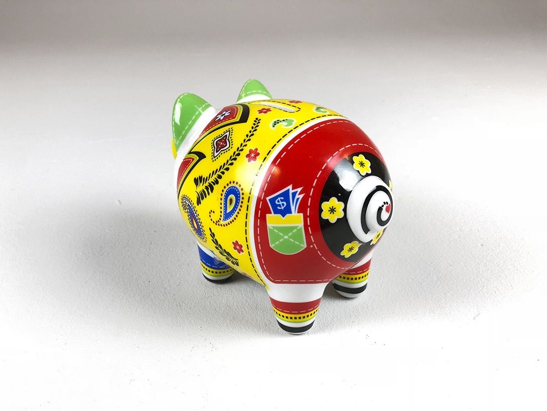 Foto Colorful Piggy Bank