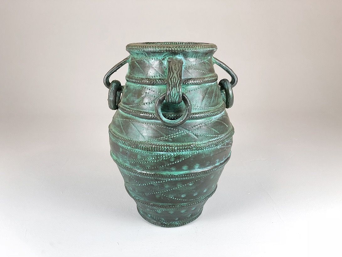 Foto Turquoise Matt Floor Vase h48 D7