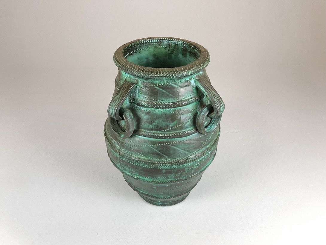 Foto Turquoise Matt Floor Vase h48 D7