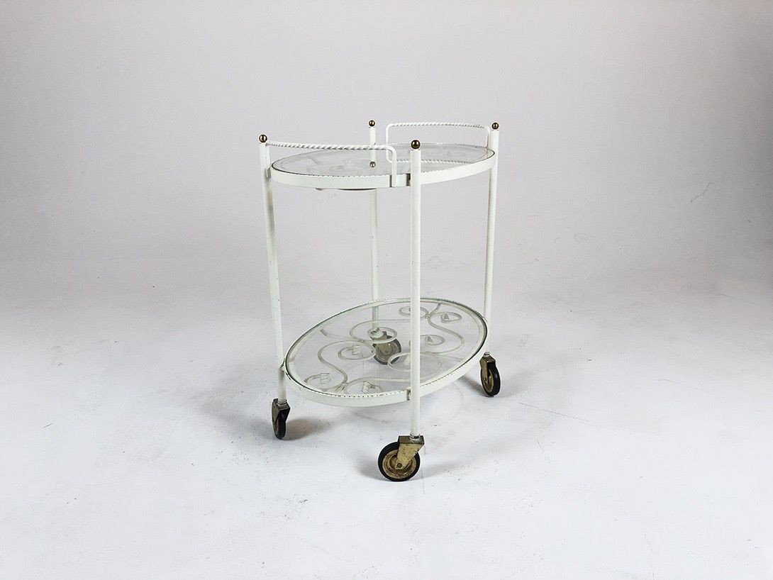 Foto White Serving Table h61x57x38