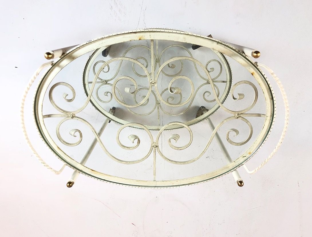 Foto White Serving Table h61x57x38