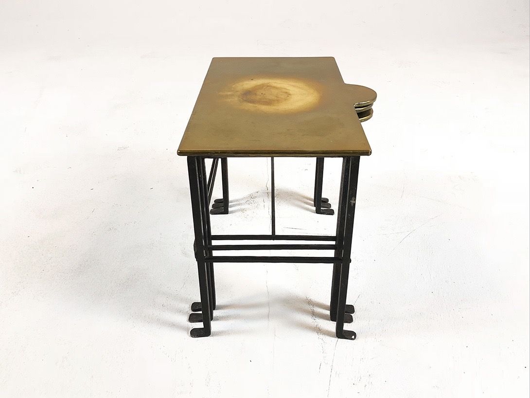 Foto Messing Nesting Table h31x39x27