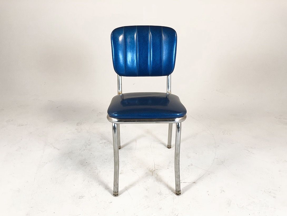 Foto Blue Glittering Diner Chair US 1955