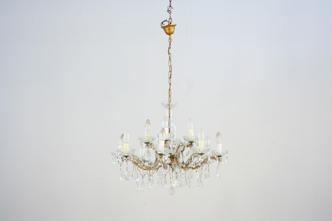 Foto Chandelier with Teardrop Pendants ø66
