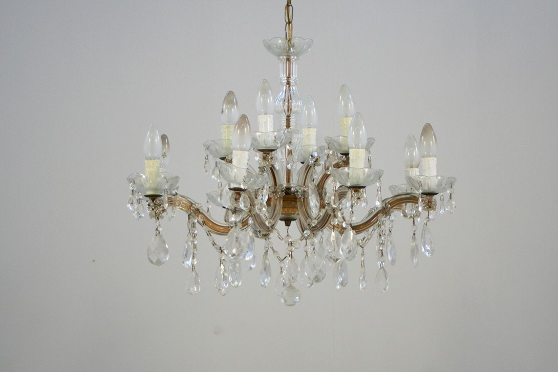 Foto Chandelier with Teardrop Pendants ø66
