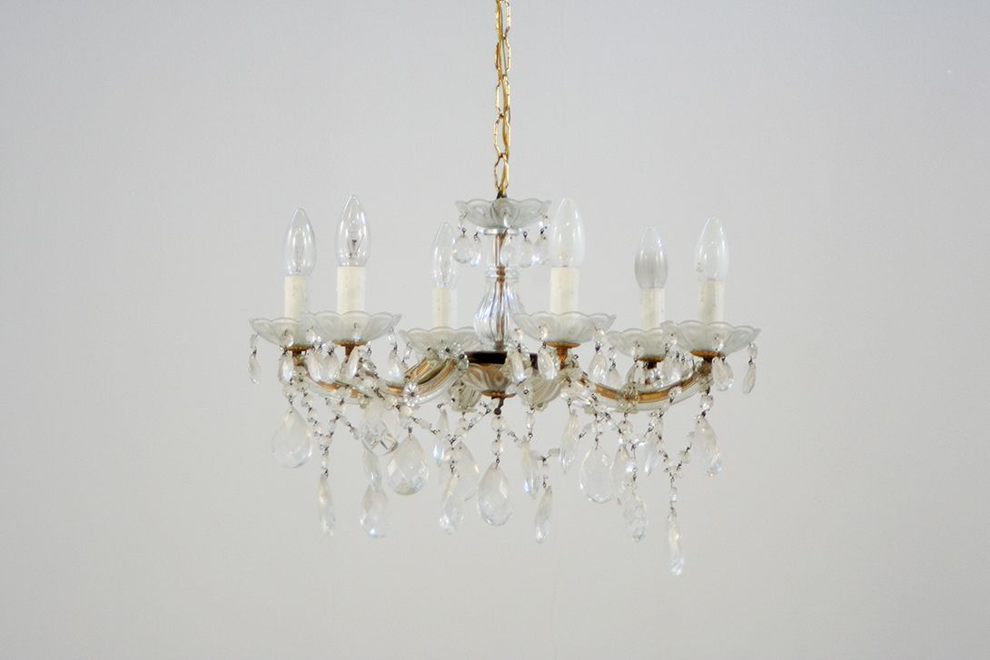 Foto Chandelier with Teardrop Pendants ø52