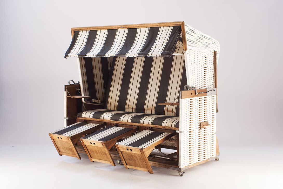 Foto Classic Striped Beach Chair h158x173x89