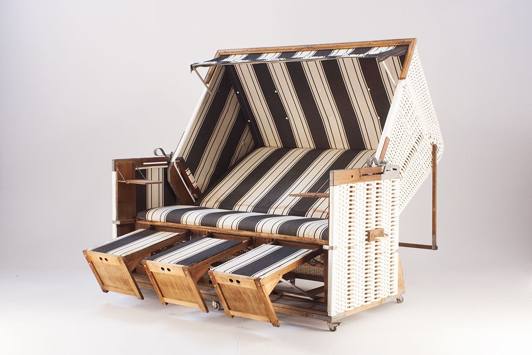 Foto Classic Striped Beach Chair h158x173x89