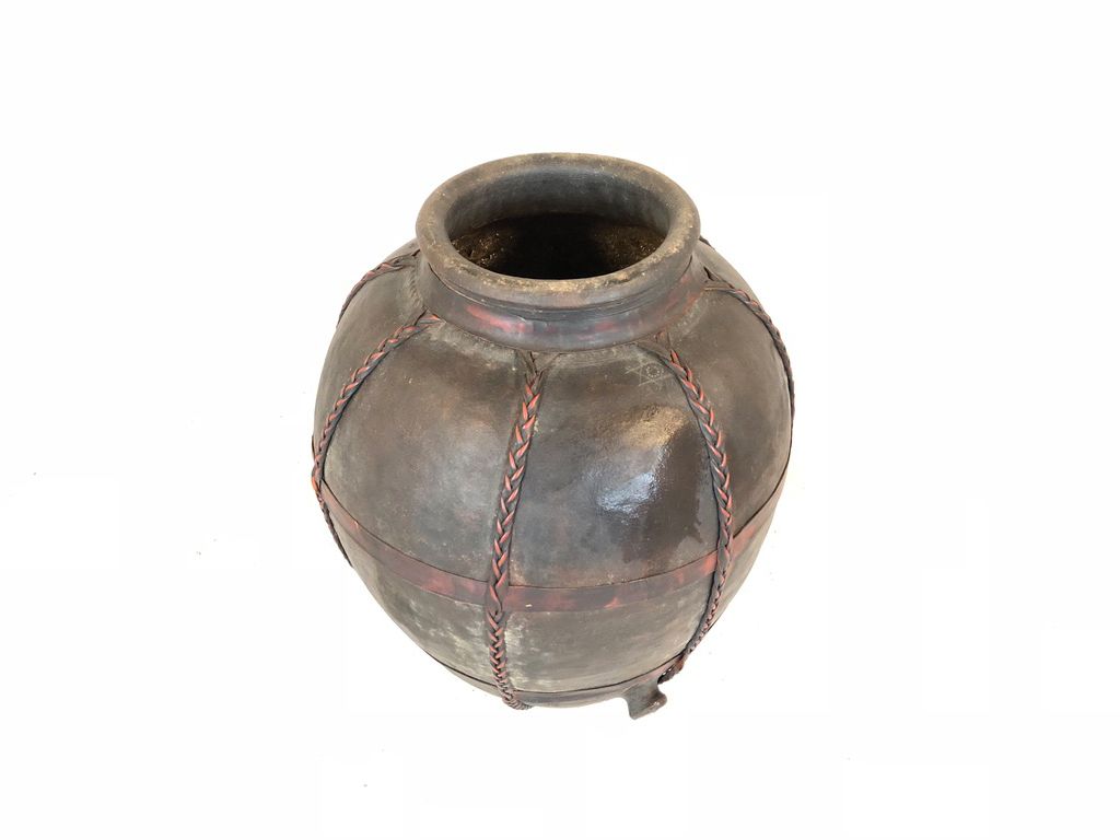 Foto Large Antique Metal Vase h77