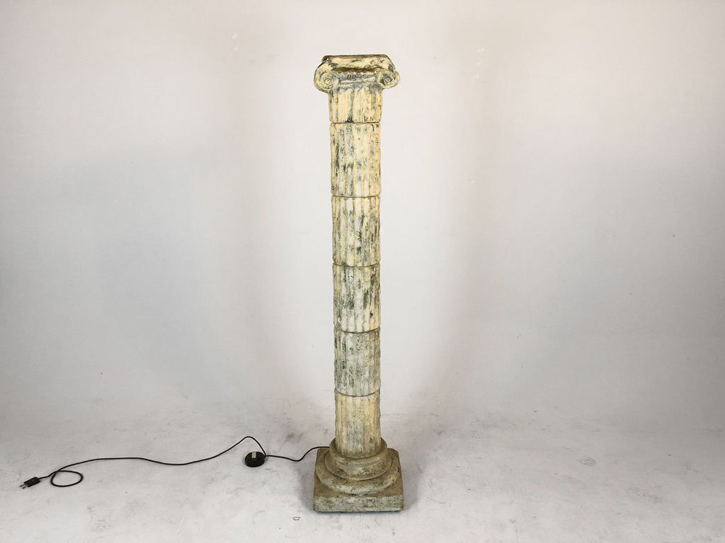 Foto Ceramic Roman Column Style Lamp h185 G2