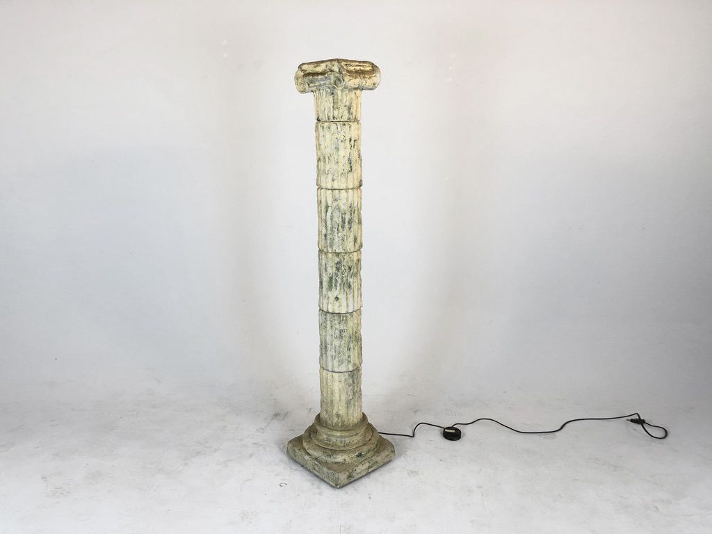 Foto Ceramic Roman Column Style Lamp h185 G2