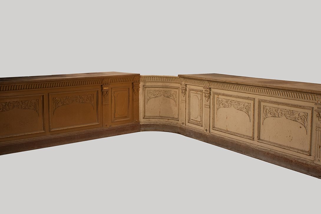 Foto Brown Joinable Wooden Counter Gründerzeit