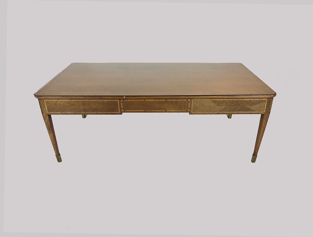 Foto Large Empire Table with Glass Surface h81x230x122