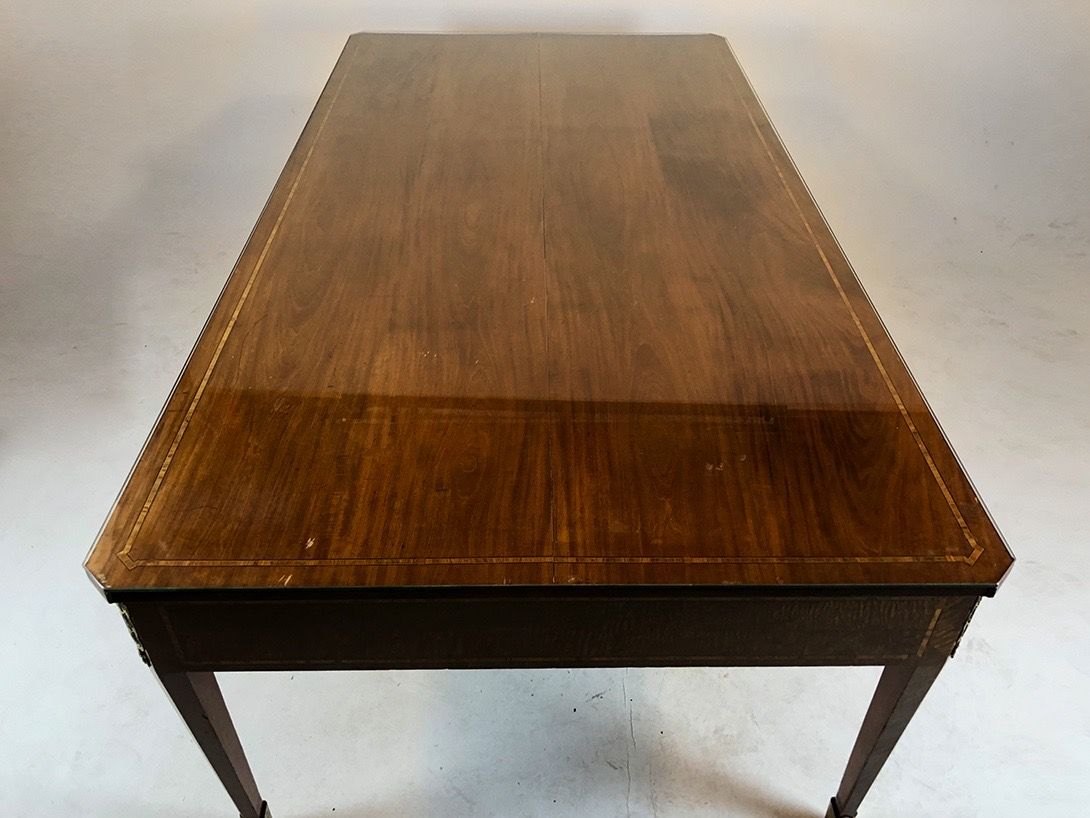 Foto Large Empire Table with Glass Surface h81x230x122