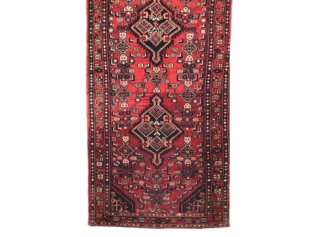 Foto Long Red Persian Rug 356x112cm 0159