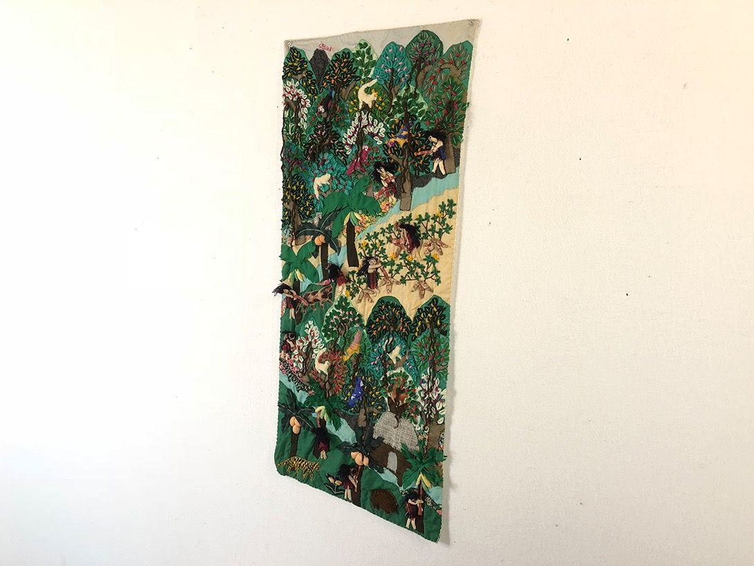 Foto Native Textile Picture h88x42 Guatemala 1965