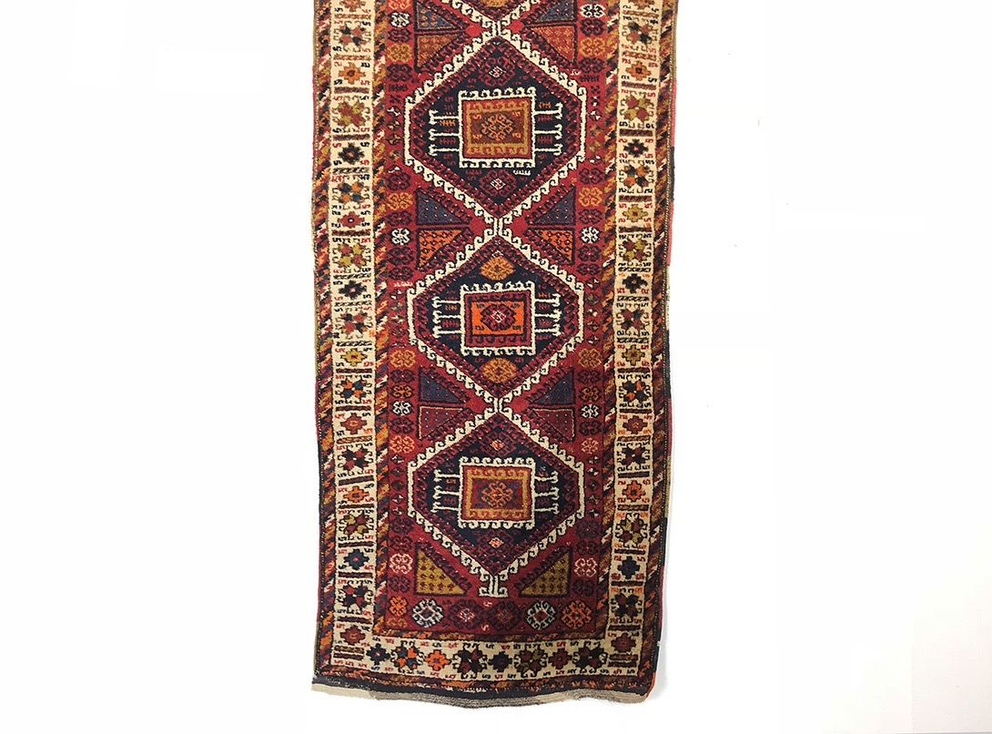 Foto Orange Shaded Kelim Rug 240x87cm 0053