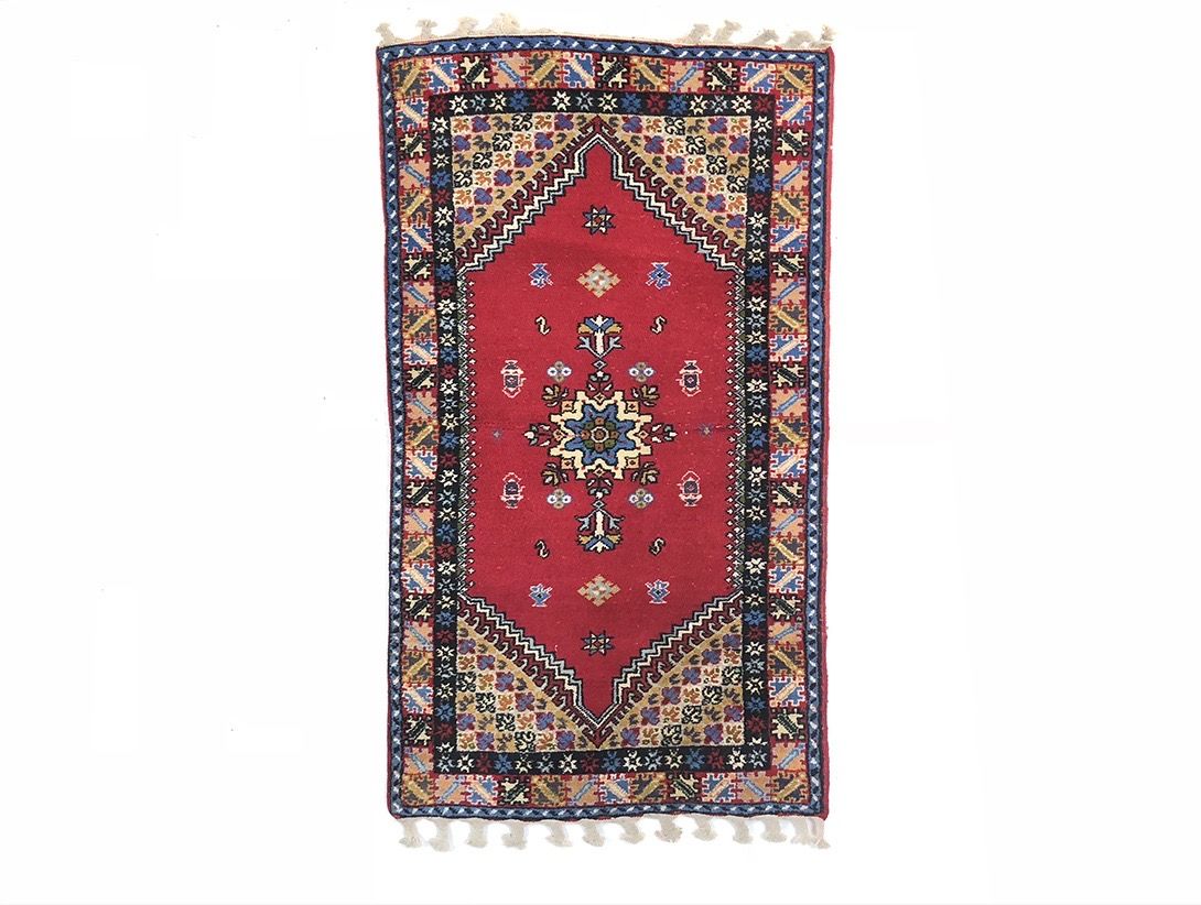 Foto Red Persian Carpet 139x74cm 0007