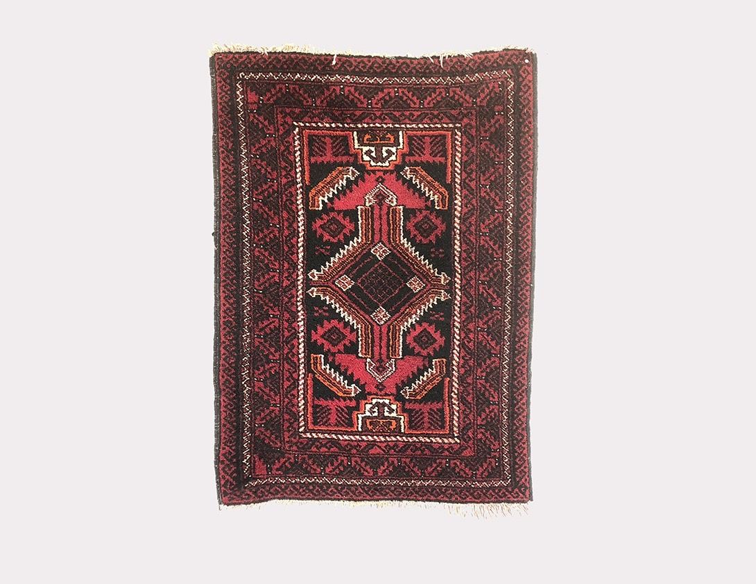 Foto Small Red Persian Rug 95c66cm 0016