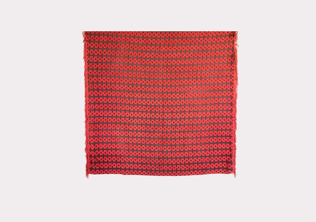 Foto Red and Black Blanket 237x190cm