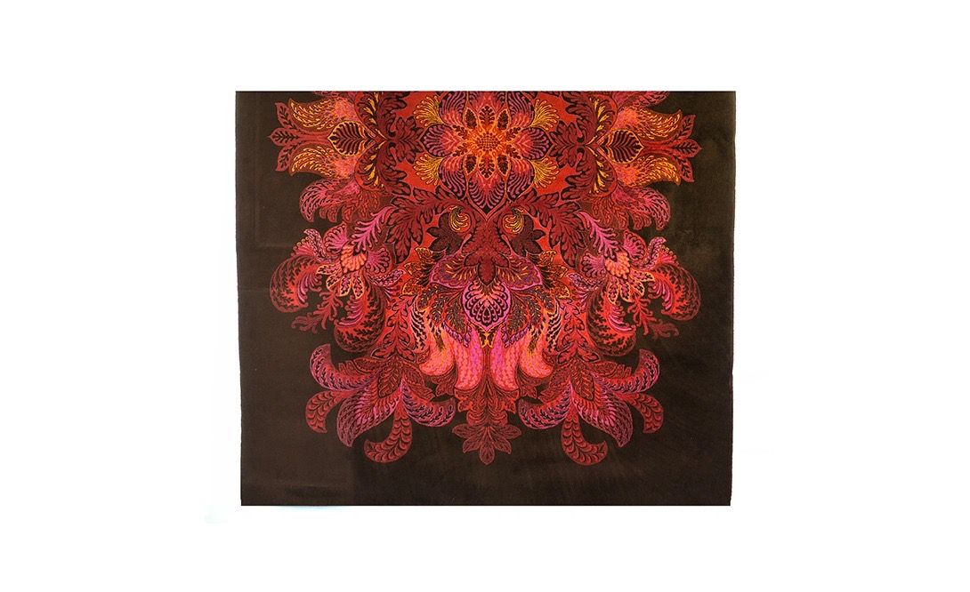 Foto Floral Psychedelic Carpet 350x250cm Germany 1970 0119