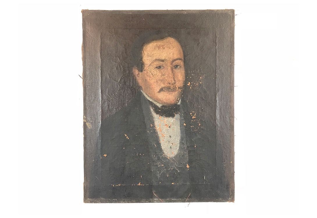 Foto Oil Painting Portrait of a Jean Krumenacker 1847 26A6