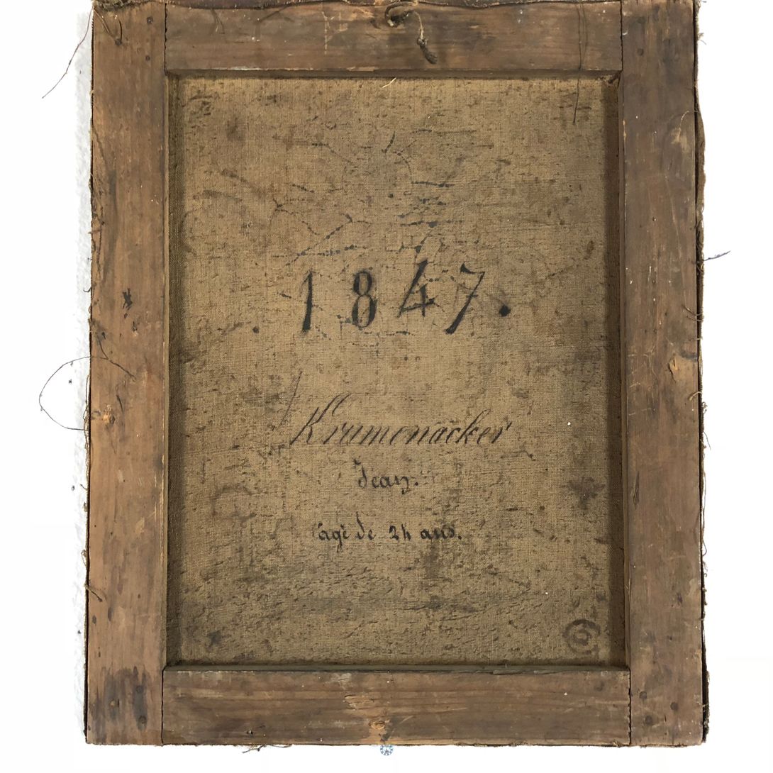 Foto Oil Painting Portrait of a Jean Krumenacker 1847 26A6