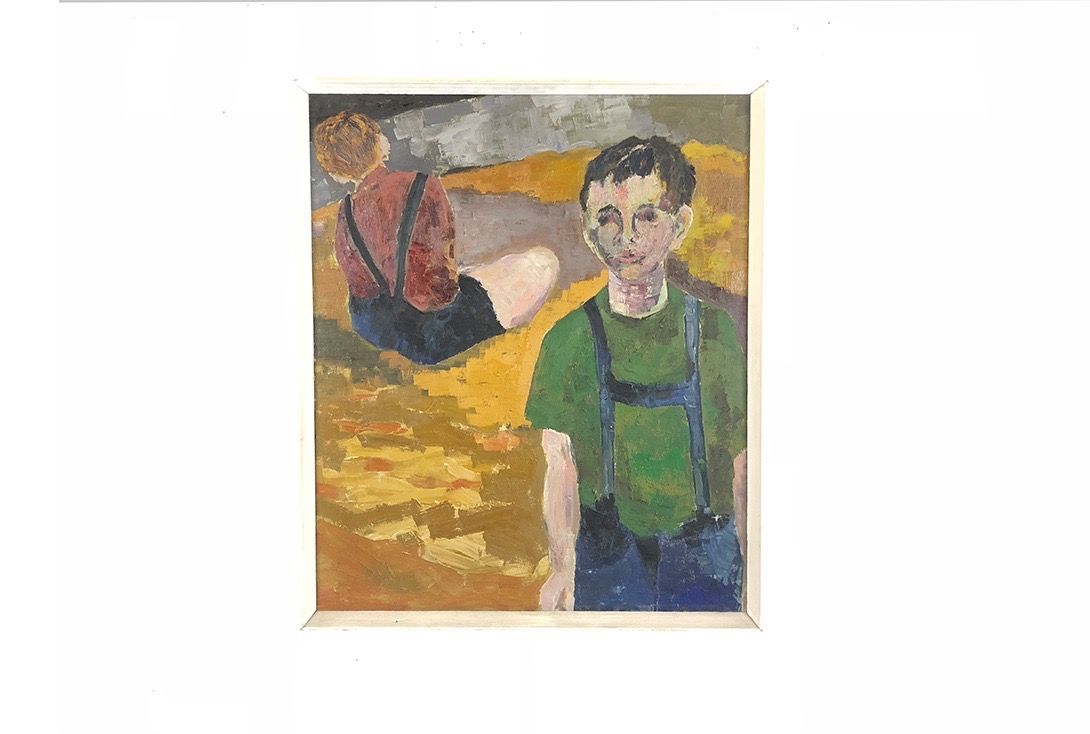 Foto Painting of Two Boys h103x83 31D5