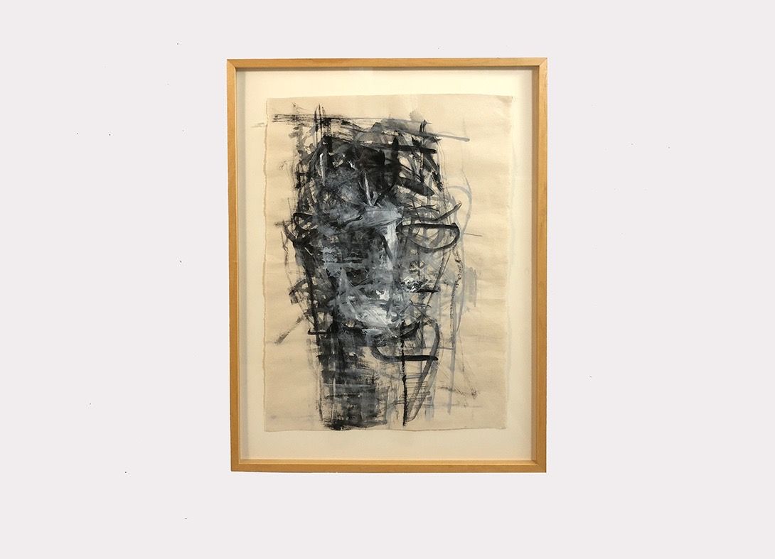 Foto Grey Toned Abstract Artwork Germany 1955 37C8