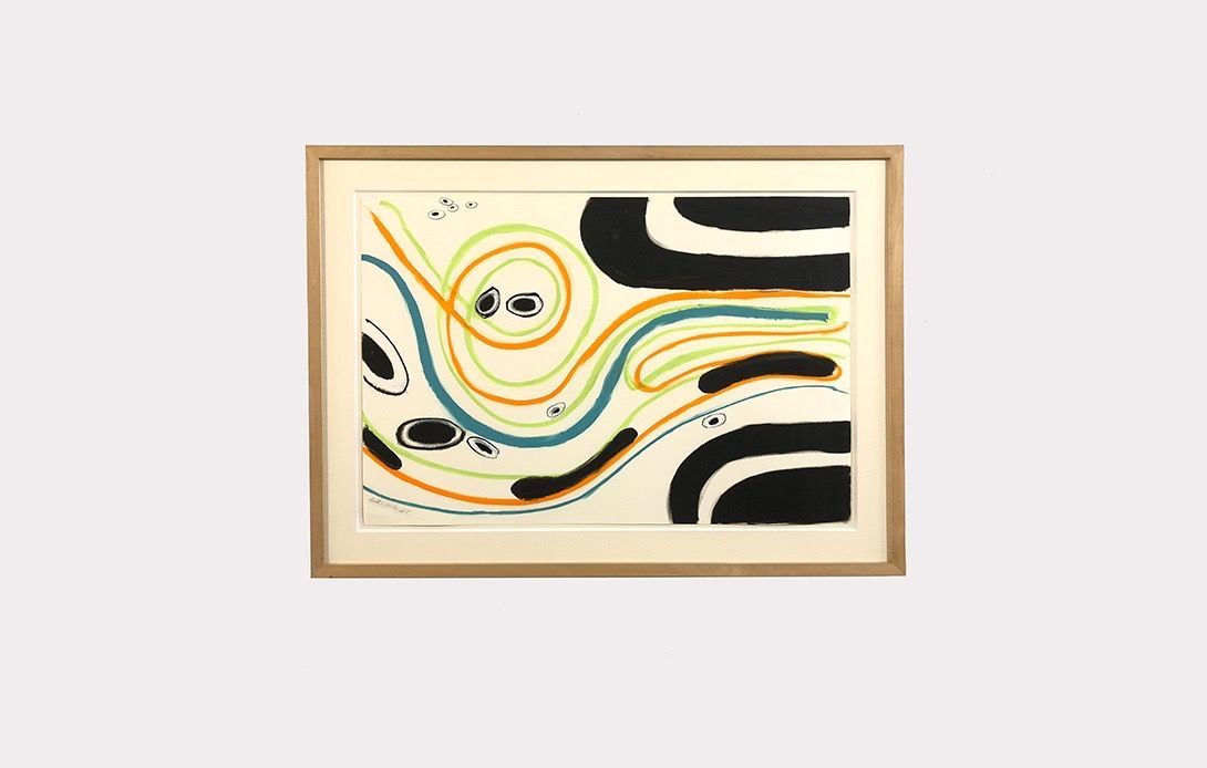 Foto Modern Flowing Artwork h63x83 30A12