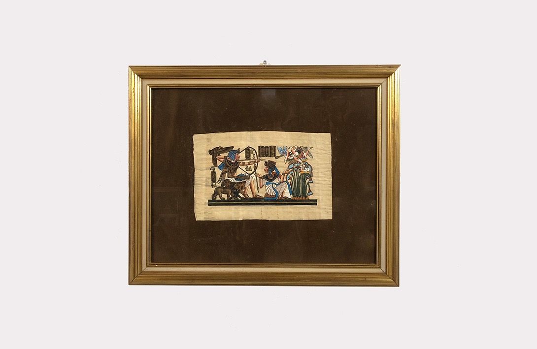 Foto Egyptian Papyrus Art 27E3