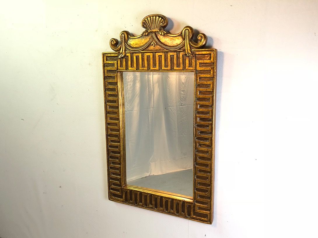 Foto Mirror with Golden Frame