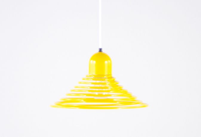Foto Yellow Spiraling Pendant Lamp ø34