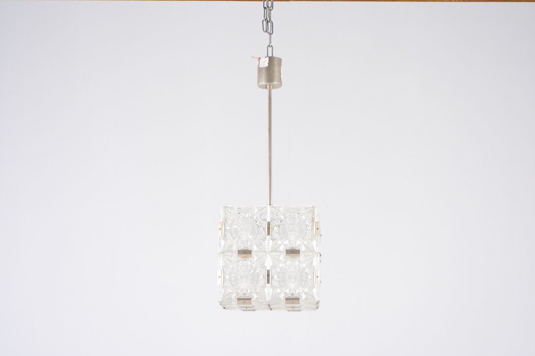 Foto Glass Cube Pendant Lamp ø25