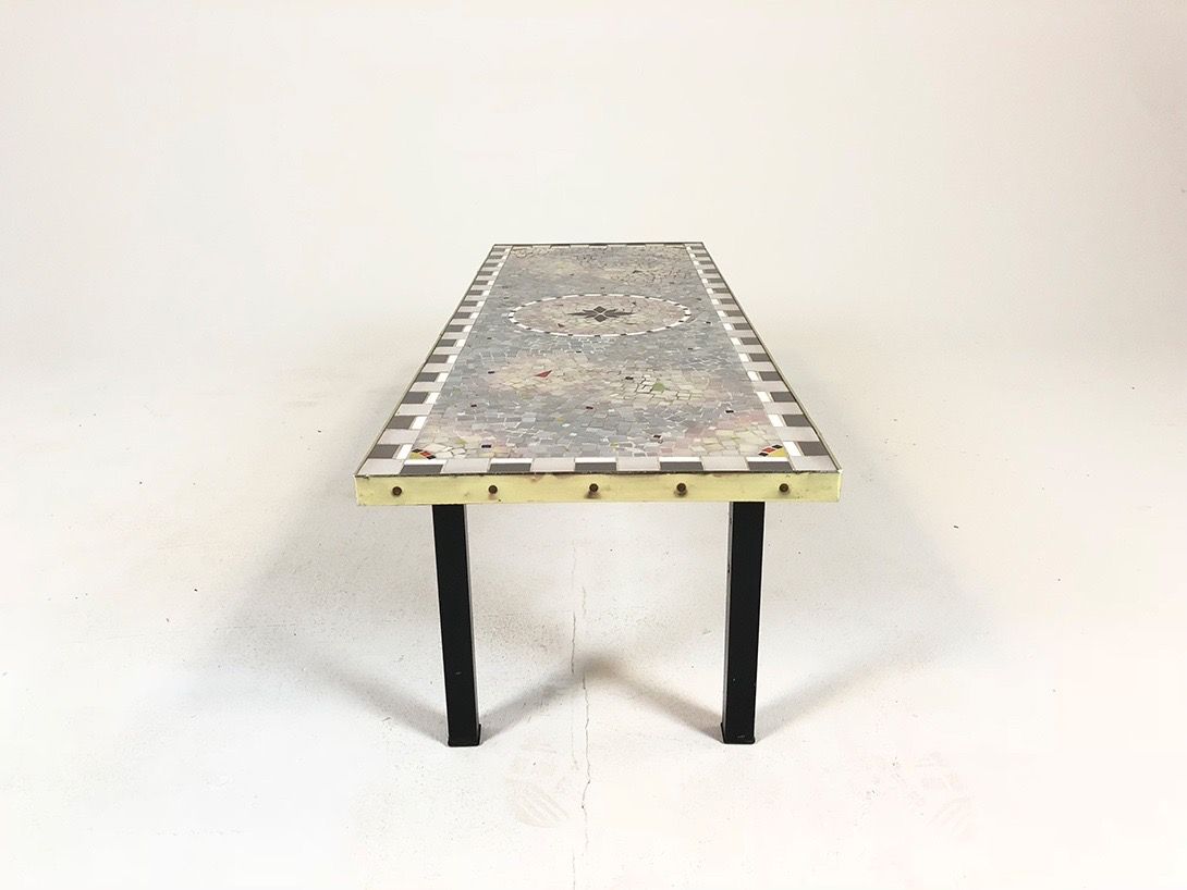 Foto Low Mosaic Flower Table h29x100x35