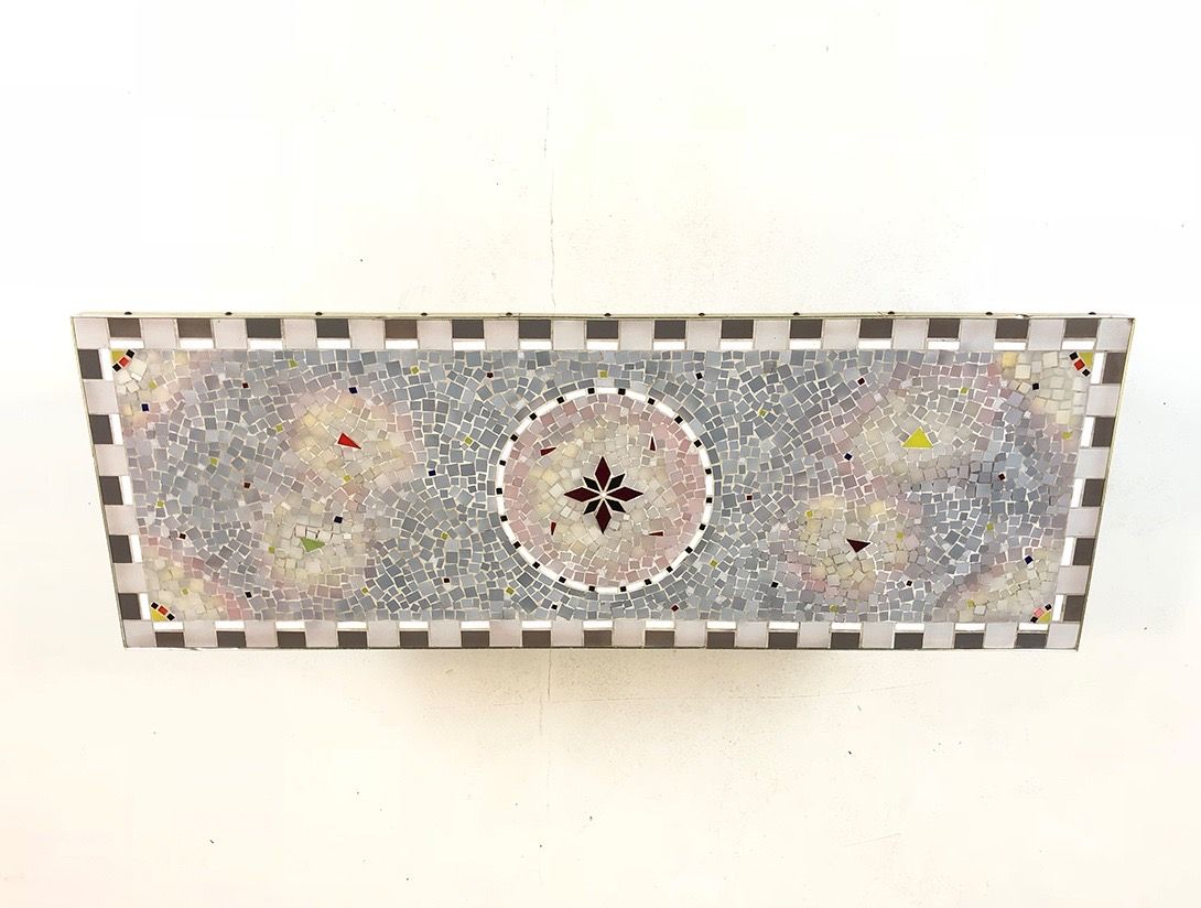 Foto Low Mosaic Flower Table h29x100x35