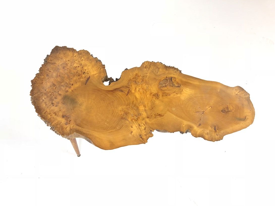 Foto Side Table Made of Piece of Wood h61x102x56