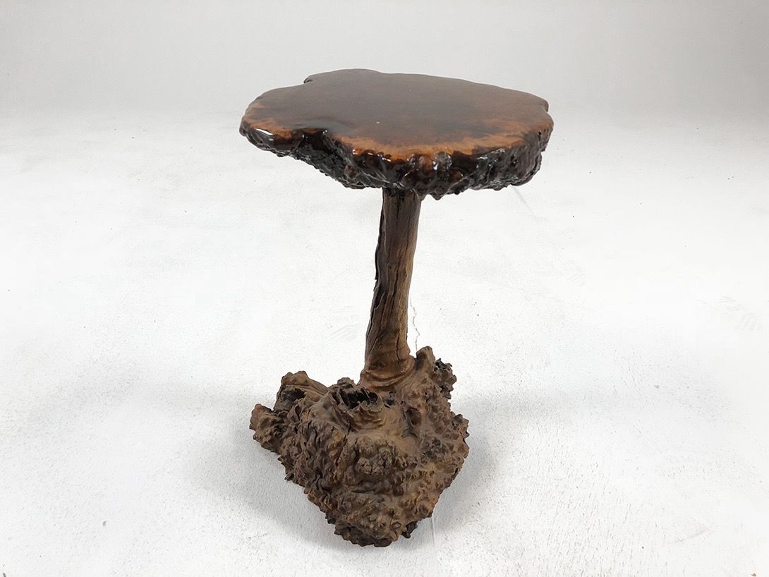 Foto Natural Wood Side Table h38