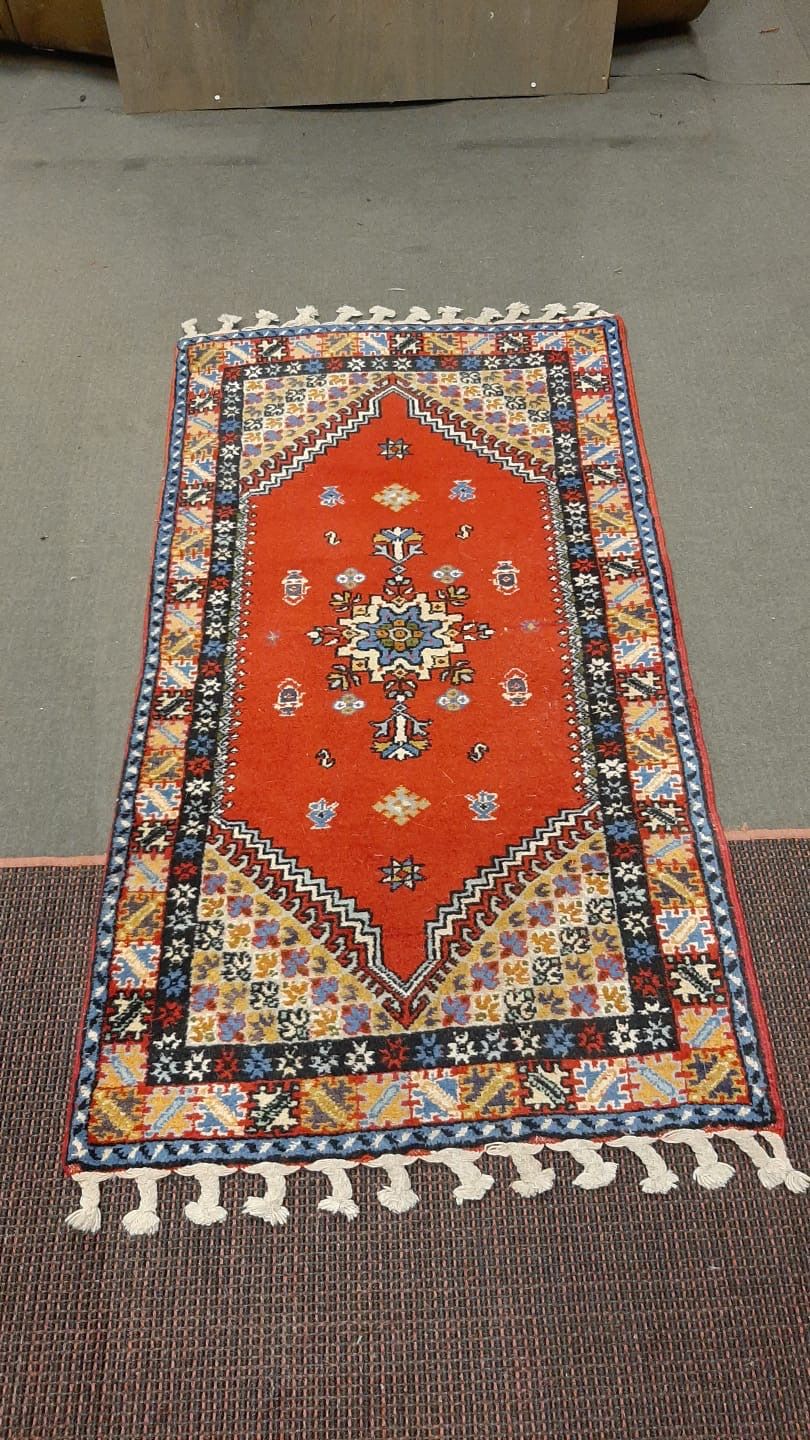 Foto Red Persian Carpet 139x74cm 0007