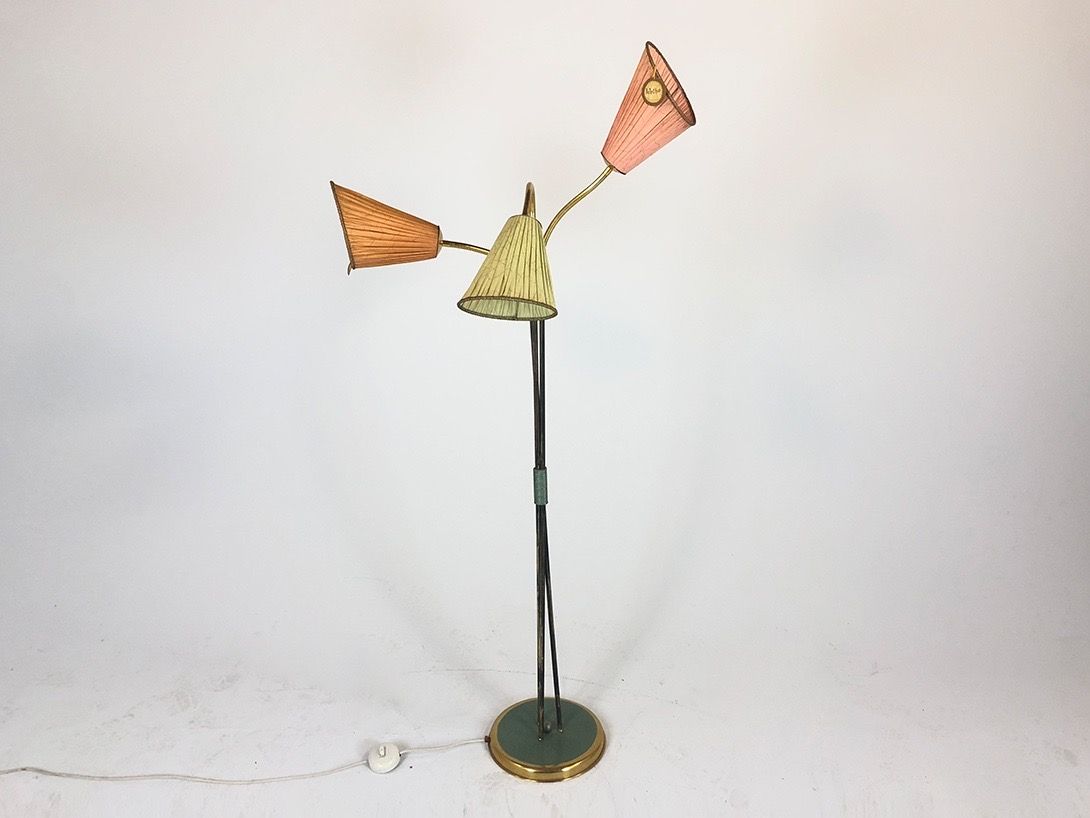 Foto Floor Lamp with Three Shades Bremen 1955 h140 E1