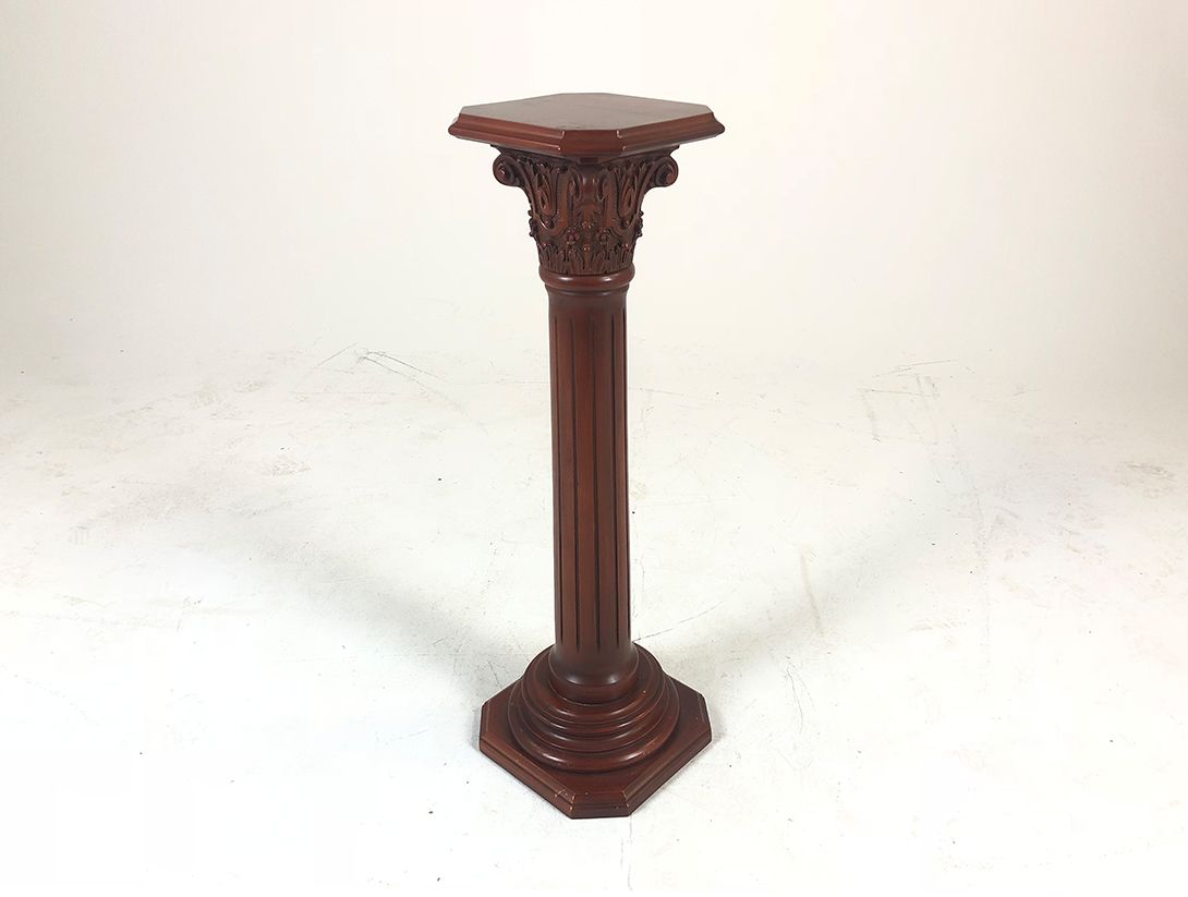 Foto Dark Brown Wooden Column h82cm